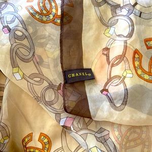 Chanel Beautiful silk scarf
